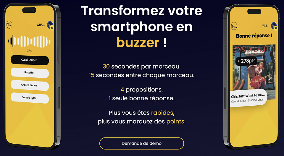 transformez votre phone en buzzer